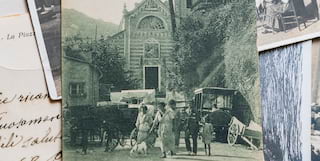 old vintage photograph of portofino italy
